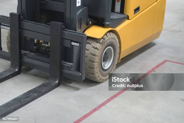 Forklift Stock Photo - Download Image Now - Activity, Color Image, Distribution Warehouse