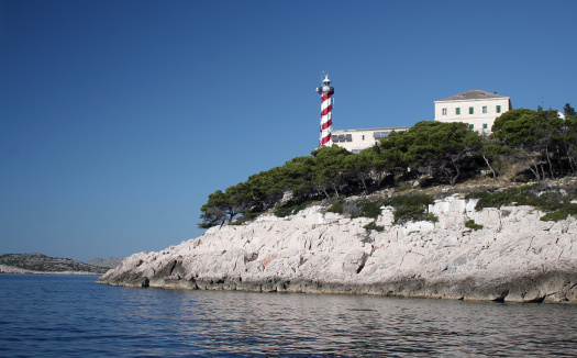 Lighthouse on the island Kornati, Croatia