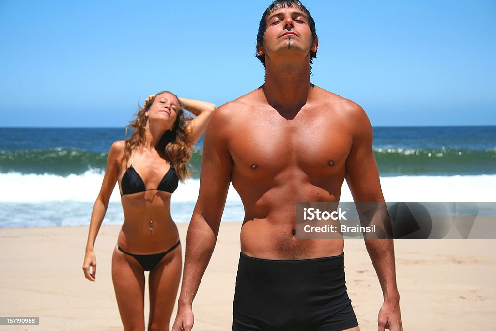 Pareja de vacaciones - Foto de stock de Bronceado libre de derechos