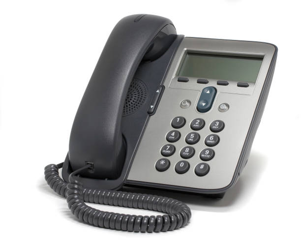 istock Digital VoIP phone, isolated on white background 157190994