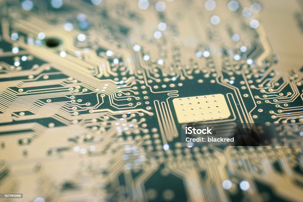 Circuit Board - Pure  Circuit Board Stock Photo