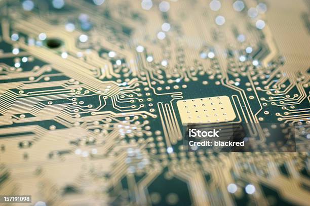 Circuit Board Pure Stock Photo - Download Image Now - Circuit Board, Close-up, Color Image