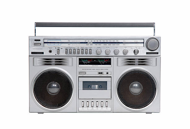 80's Boombox  personal stereo stock pictures, royalty-free photos & images