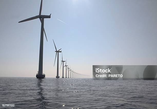 Wiatr Dostarczył Energii Elektrycznej Budowę - zdjęcia stockowe i więcej obrazów Energia wiatru - Energia wiatru, Węgiel, Dania