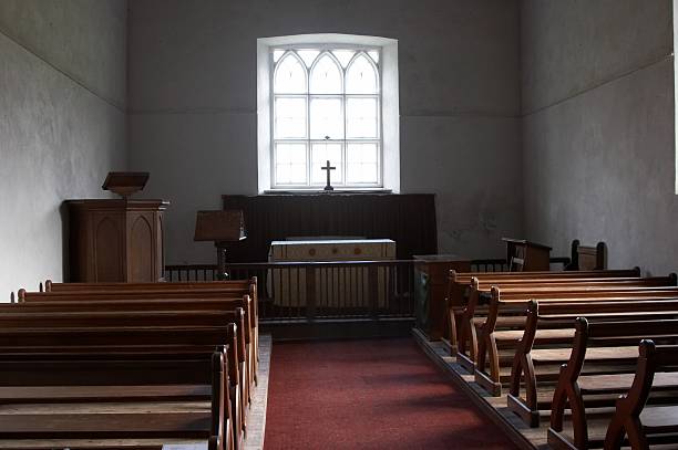 istock Welsh country church interior 157191229
