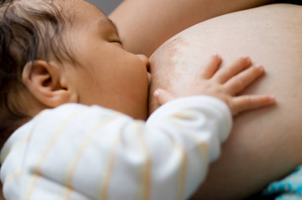 Breastfeeding Baby Girl