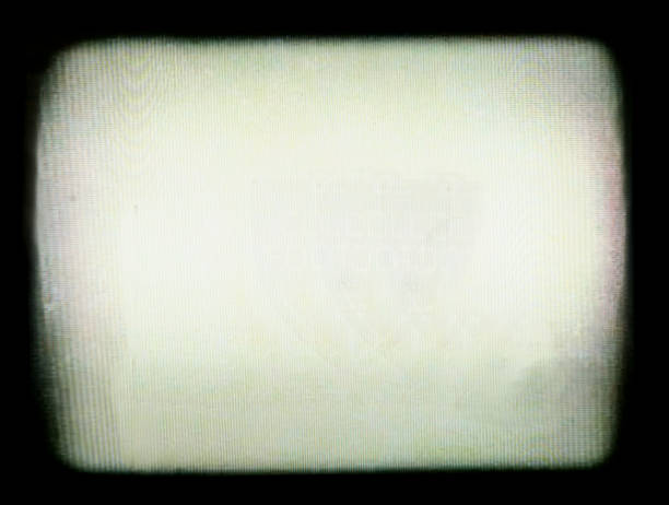 TV Vignette Border stock photo
