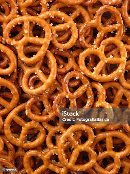 Pretzels Background Stock Photo - Download Image Now - Pretzel, Textured, Backgrounds