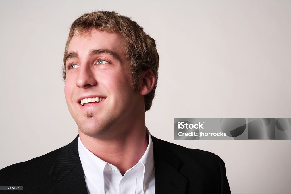 Feliz jovem Empresário - Foto de stock de Homens royalty-free