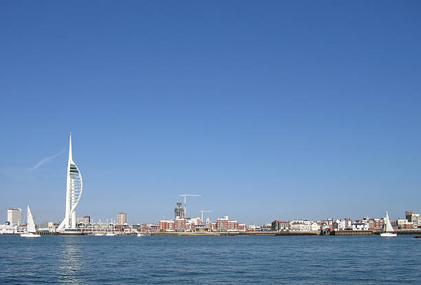 Portsmouth skyline stock photo