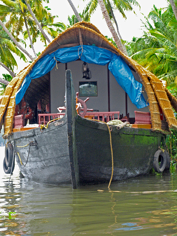 House boat, backwater, Alappuzha, Kerala, India