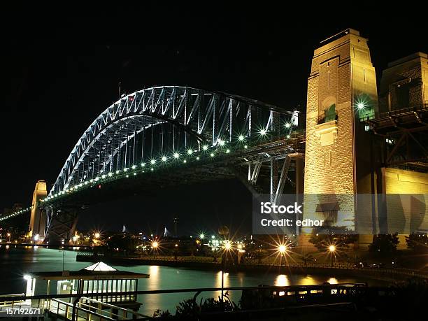 Sydney Harbour Bridge Bei Nacht Stockfoto und mehr Bilder von Australien - Australien, Beleuchtet, Brücke