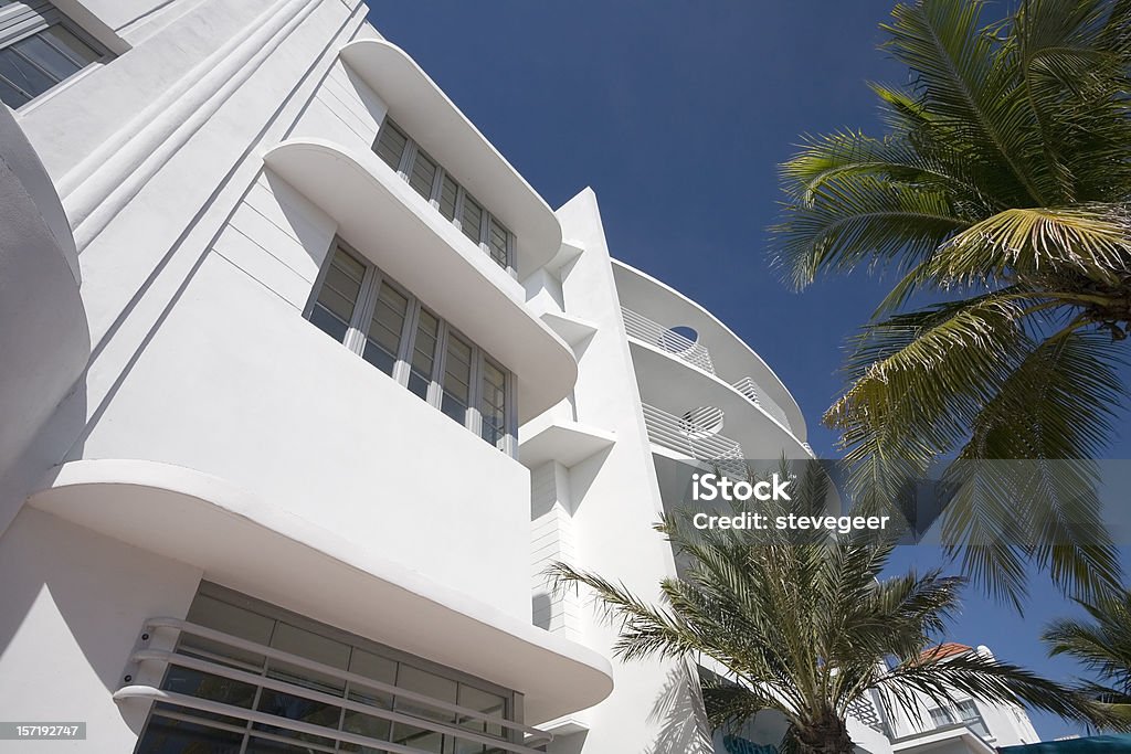 Miami Beach Architecture  Art Deco Stock Photo