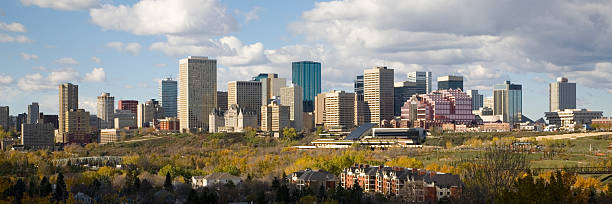 Edmonton Skyline stock photo
