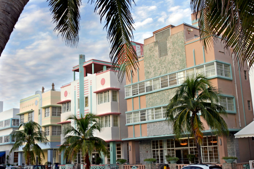 Art Deco buildings in Miami Beach