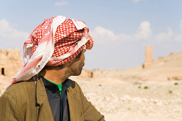 Bedouin Bedouin, derived from the Arabic badawī ( بدوي), a generic name for a desert-dweller, is a term generally applied to Arab nomadic pastoralist groups, who are found throughout most of the desert belt extending from the Atlantic coast of the Sahara via the Western Desert, Sinai, and Negev to the Arabian Desert. So they were reside in all related countries like Yemen, United Arab Emirates, Qatar, Lebanon, Kuwait, Bahrain, Israel, Palestine, Oman, Saudi Arabia, Tunisia, Morocco, Libya, Egypt, Algeria, Syria, Jordan and Iraq. iraqi people stock pictures, royalty-free photos & images