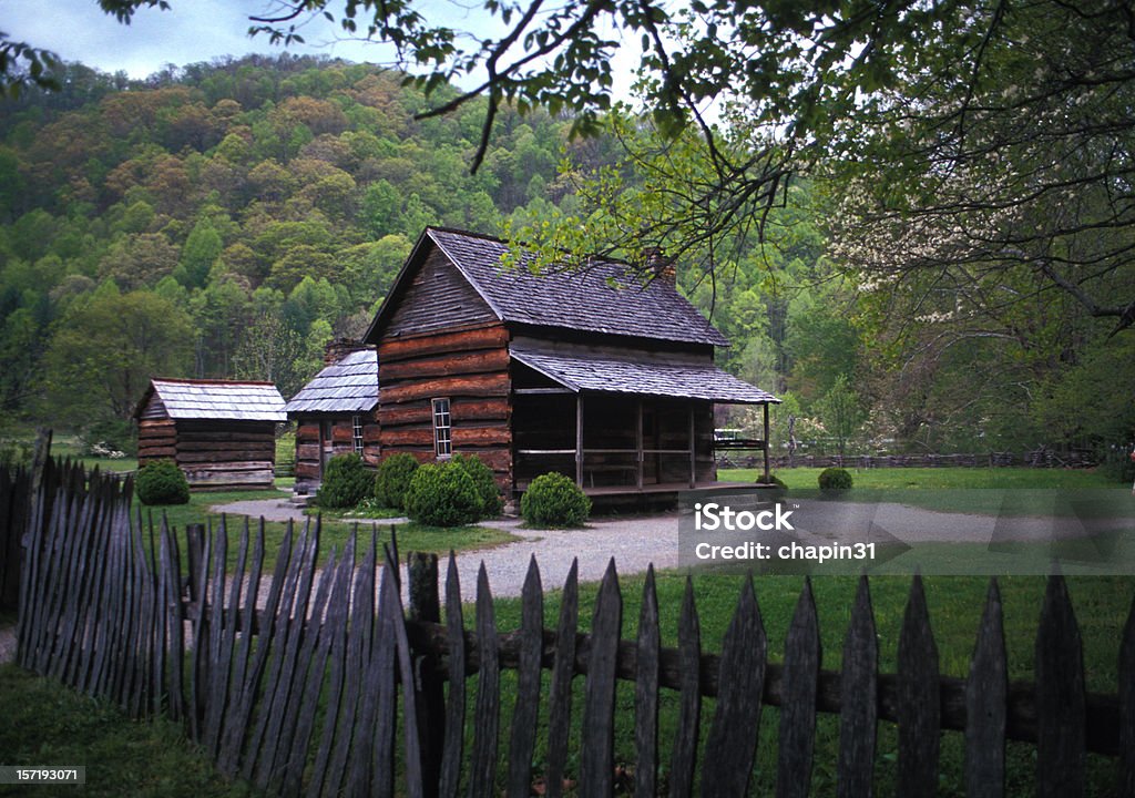 Mountain Farm Museum at Great Smoky Mountains National Park  Museum Stock Photo