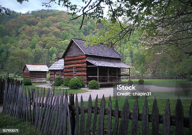 Mountain Farm Museum At Great Smoky Mountains National Park Stock Photo - Download Image Now