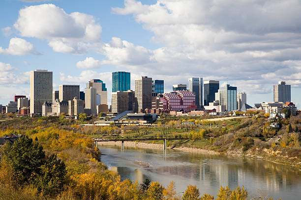 Edmonton Skyline stock photo