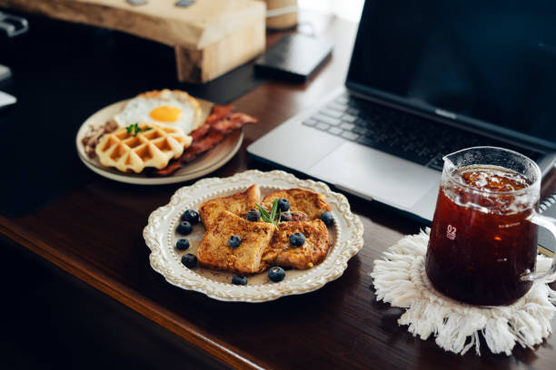 istock French Toast with blueberry banana and almonds 1571934413