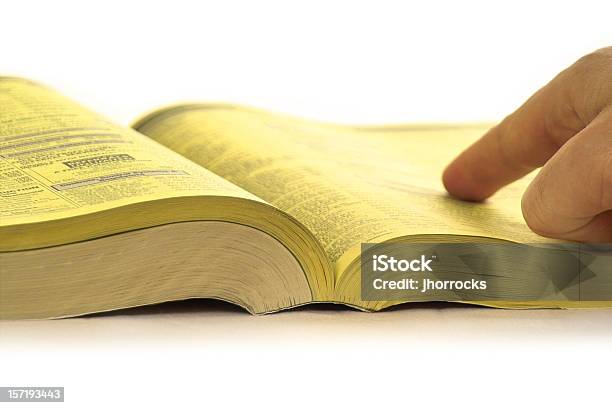 Yellow Pages Search Stock Photo - Download Image Now - Telephone Directory, Yellow Pages, Business