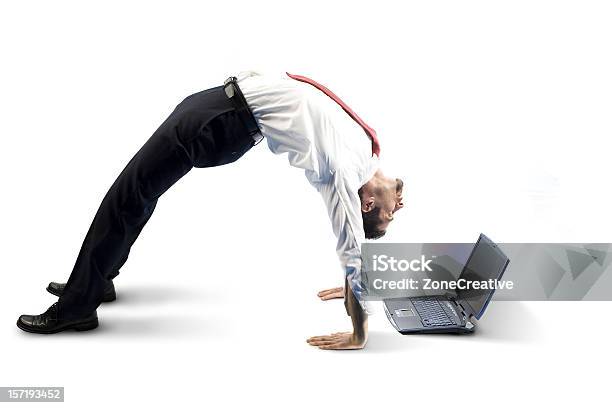Acrobatic Business Stock Photo - Download Image Now - Flexibility, Working, Business