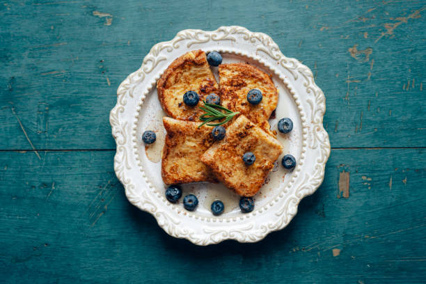 istock French Toast with blueberry banana and almonds 1571934954