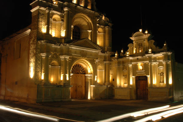 istock Pedro Hermano Church at Night 157193562