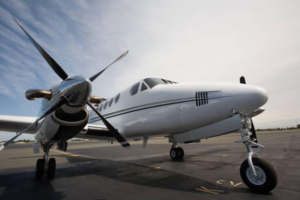 istock Small Corporate Airplane At The Airport 157193765