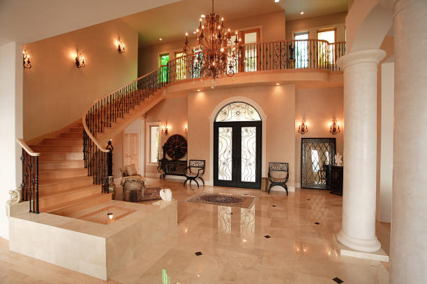 Luxury Home Interior stock photo