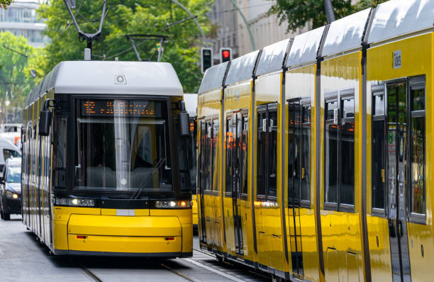 istock Berlin Trams on city street 1571939876