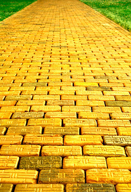 Yellow Brick Road  yellow stock pictures, royalty-free photos & images
