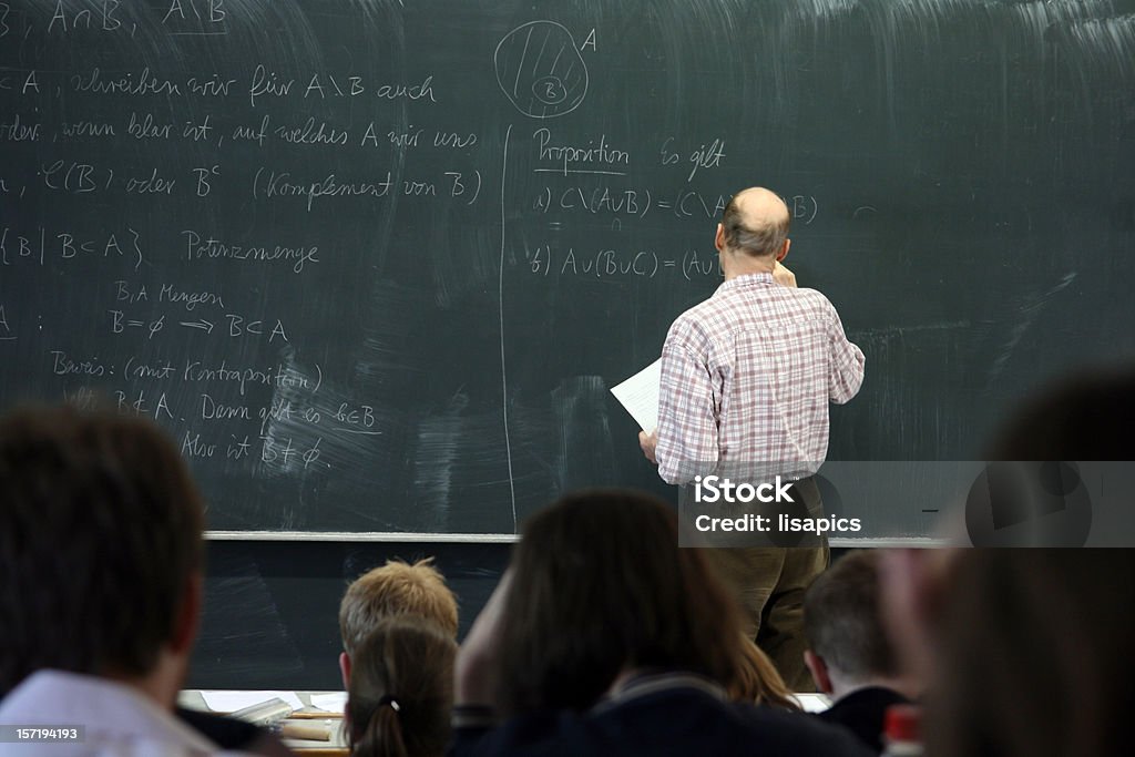 Matematica - Foto stock royalty-free di Lavagna