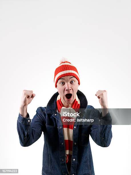 Foto de Celebrando Do Futebol Alemão e mais fotos de stock de Echarpe - Echarpe, Fã, Bola de Futebol