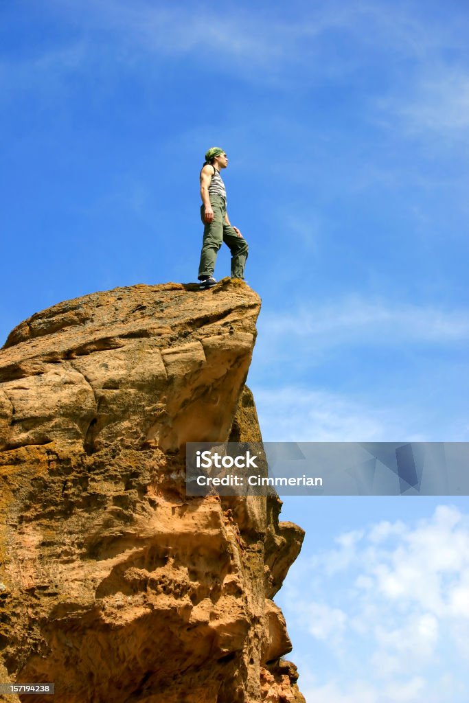 En la cima del mundo - Foto de stock de Acantilado libre de derechos