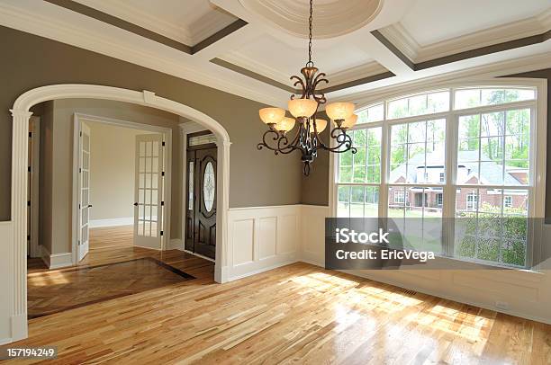 Unfurnished Room In A Modern Home Stock Photo - Download Image Now - Home Addition, Residential Building, Home Interior