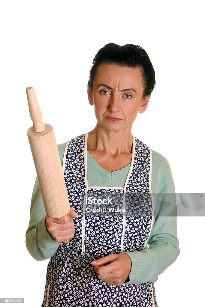 Злая Домохозяйка - Стоковые фото Зрелые женщины роялти-фри