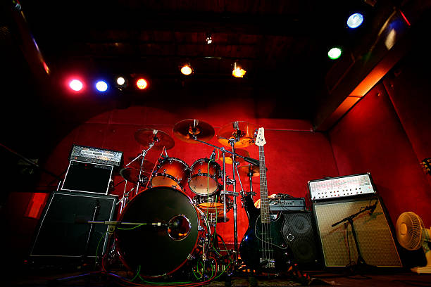 Antes del Concierto de Rock - foto de stock