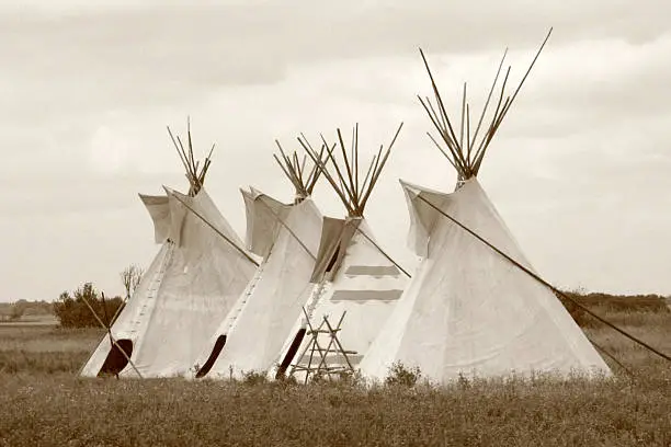 Photo of Four teepees