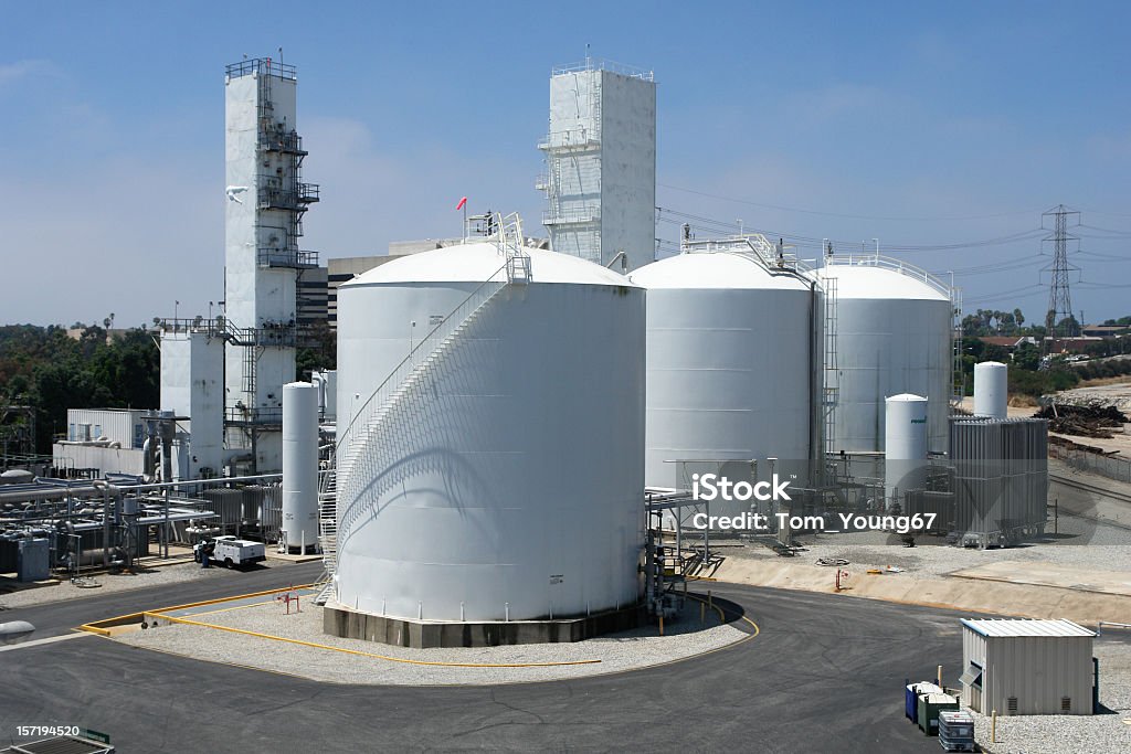 Refinería de química - Foto de stock de Hidrógeno libre de derechos