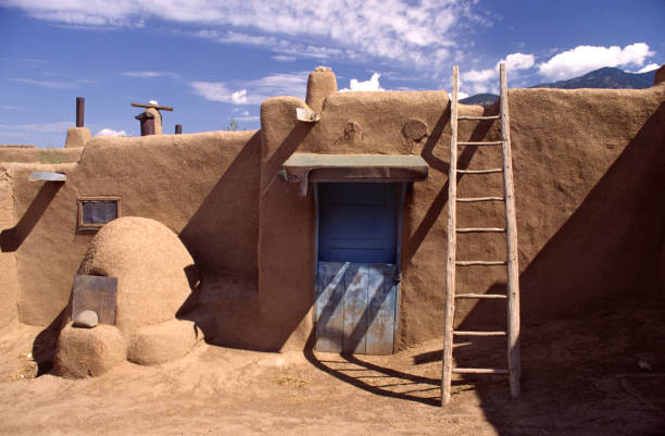 Taos Villages stock photo