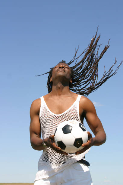 istock Man with a soccer ball II 157194848
