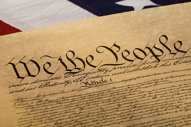 istock American Flag and Declaration of Independance 157194864