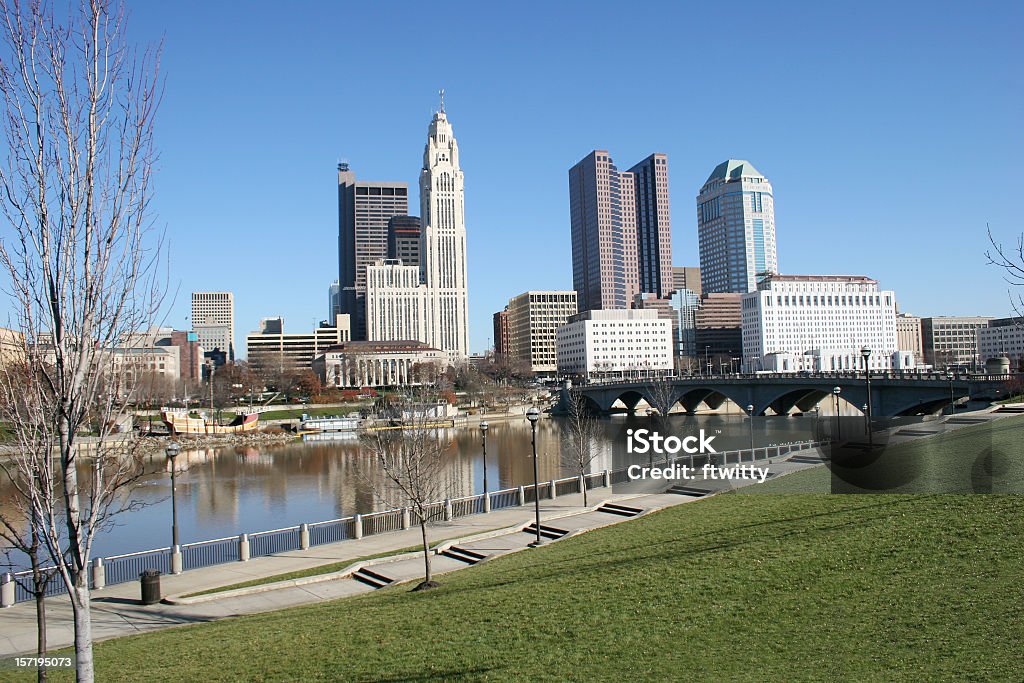 Panorama de Columbus, dans l'Ohio - Photo de Columbus - Ohio libre de droits