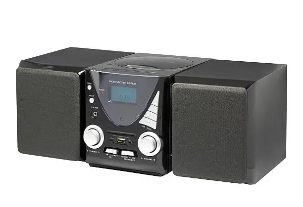 Generic CD MP3 Hi-Fi system (isolated with path).