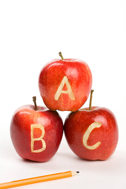 ABC Apples stock photo
