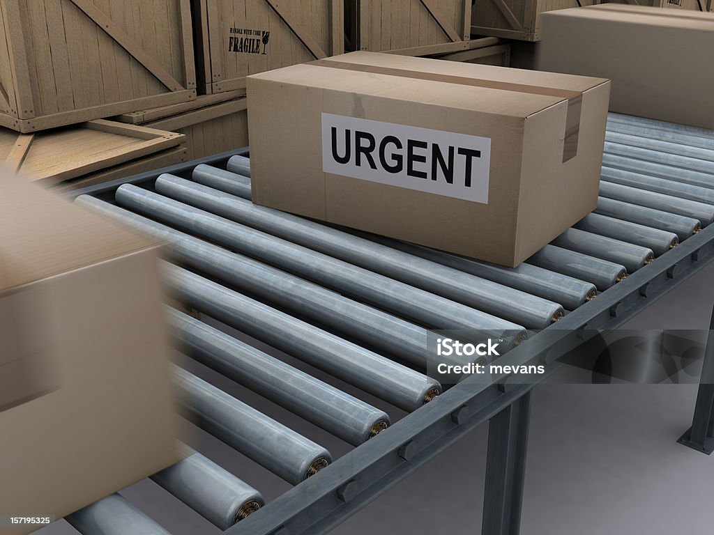 Urgent-Package - Lizenzfrei Abschicken Stock-Foto