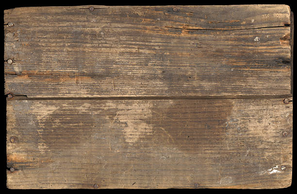 High resolution antique boards nicely aged with rusty nails.