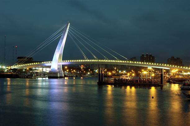 istock Lover Bridge in DanShui, Taiwan, during dusk 157195358