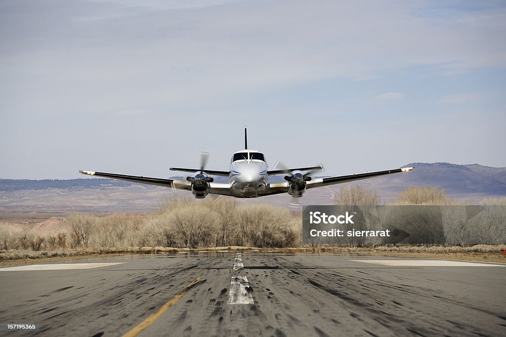 Beech 99 # 3 of series  Front View Stock Photo